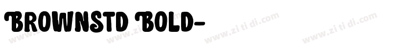 BrownStd Bold字体转换